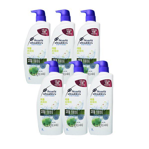 頭皮トータルソリューション アップルフレッシュシャンプー 850ml x6個 9,642円