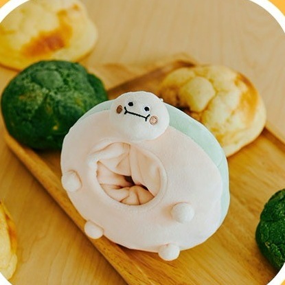 Qoo10] 10cm ぬいぐるみ用亀メロンパン 人形 : おもちゃ・知育