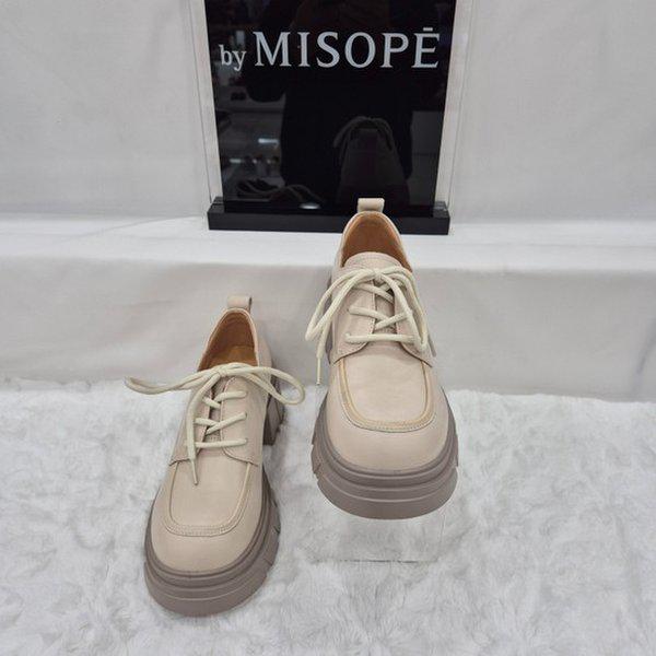 By 女性 ベーシック チャンキーソール ダービーシューズ 112HT439SI011 IVORY 2 JJ