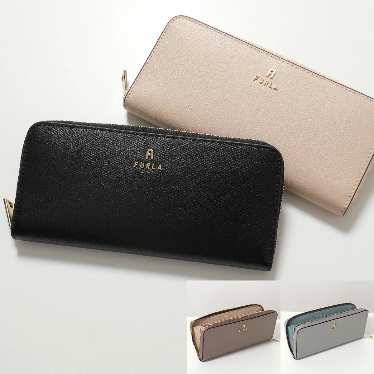 Furla フルラ ラウンドファスナー長財布 CAMELIA カメリア WP00313 ARE000 レディース レザー ジップアラウンド ロゴ カラー4色