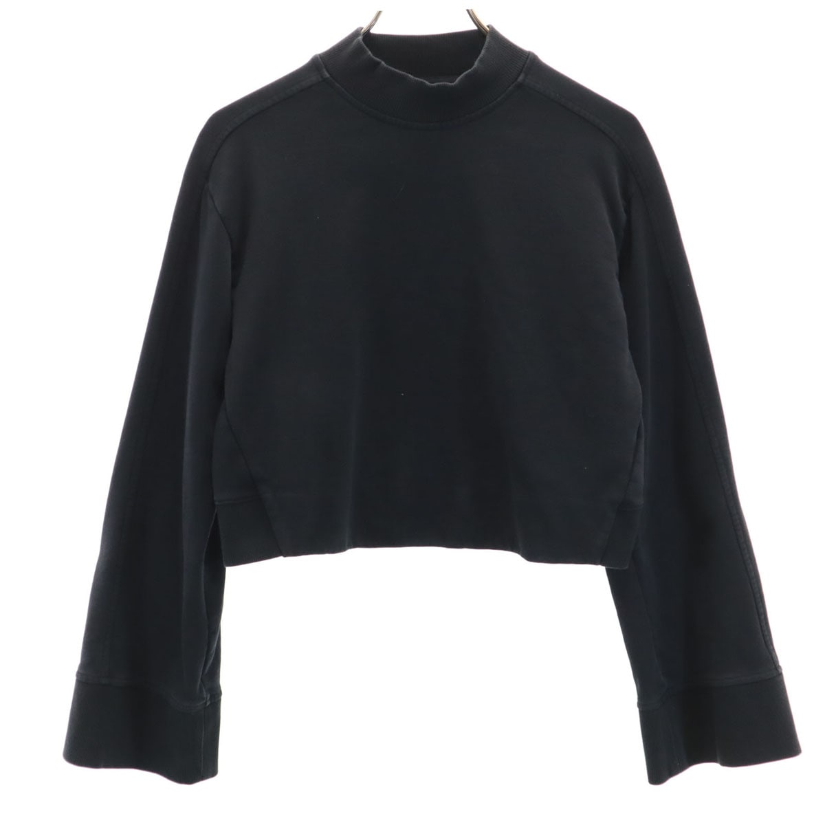 バックプリント 長袖 プリント スウェット S ブラック adidas×Yohji Yamamoto レディース 古着