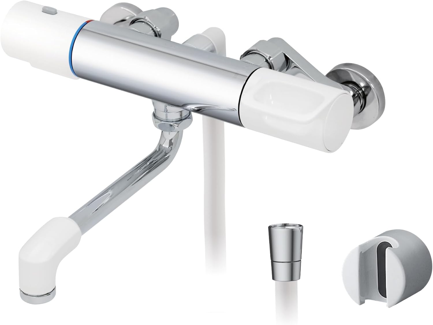 LIXIL(リクシル) 浴室水栓 サーモスタット付 RBF-910 (樹脂ハンドル・シャワーヘッドなし)[一般地用]シャワーバス水栓 混合水栓 INAX