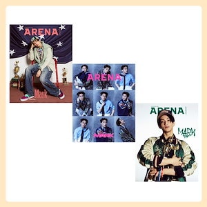 アリーナオムプラス Arena Homme+ 2025.3 (表紙:NCTマーク) 3種 SET