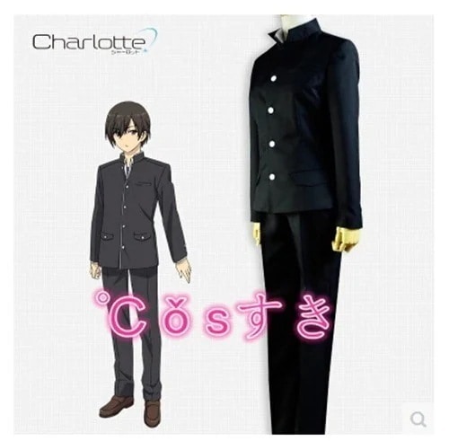 シャーロットCharlotte　乙坂 有宇 おとさかゆう　コスプレ衣装COS 高品質 新品 Cosplay アニメ コスチューム