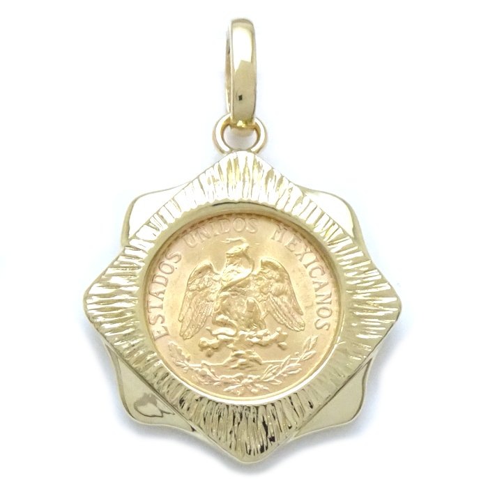 K21.6 ペソ コイントップ 金貨 K18YG イエローゴールド/78948【中古】