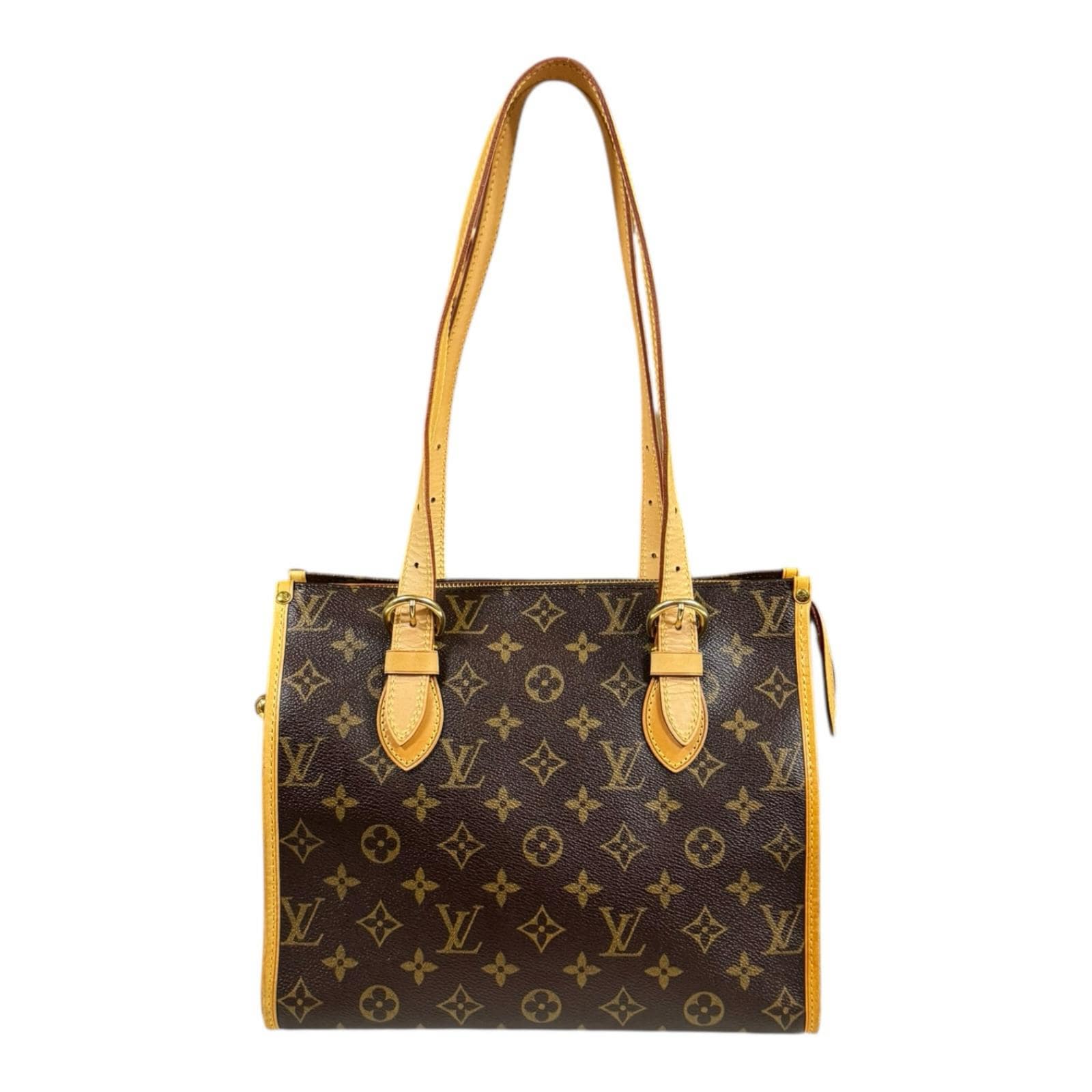 ルイヴィトン ポパンクール オ モノグラム ショルダーバッグ モノグラムキャンバス M40007 ブラウン LOUIS VUITTON 中古