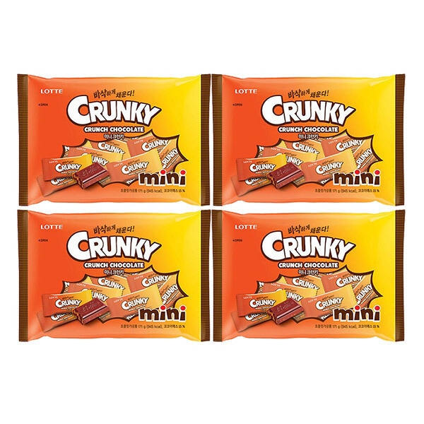 ロッテ製菓 ミニクランキー 171g 4個