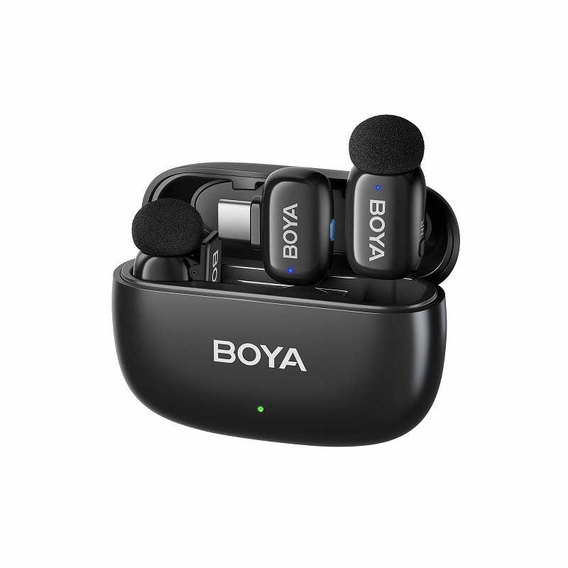 BOYA　Wireless mic BOYA mini14 ボーヤミニ14 Type-C対応 無指向性 スマホ/タブレット用 ブラック　BOYAMINI14