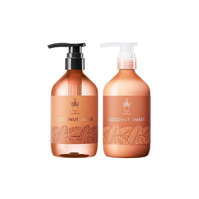 ISM シャンプー&トリートメント セット ココナッツアンバー 各490ml