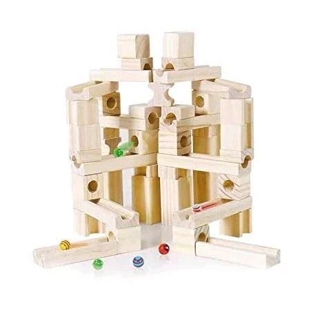 積み木 ピタゴラスイッチ 玉転がし スロープ 木製 立体パズル 知育玩具 おもちゃ 誕生日 入学 入