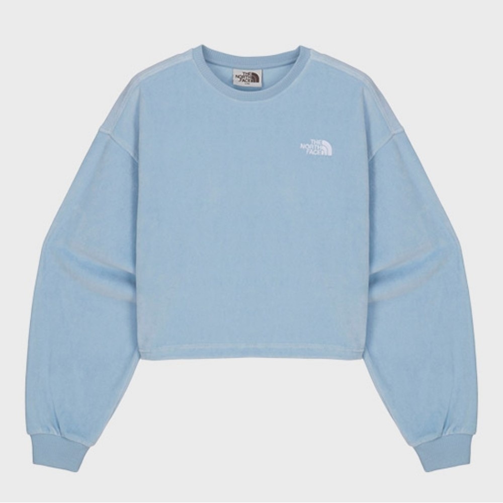 ザ・ノース・フェイス女性用ベロアスウェットシャツ NM5MQ80K_PWB