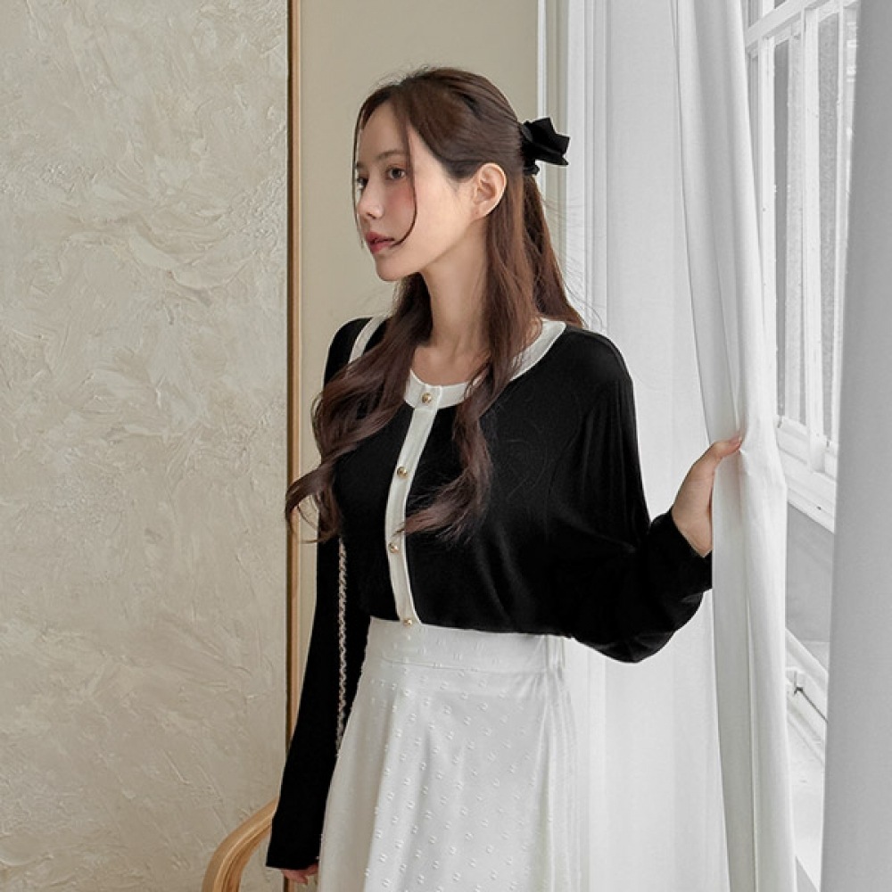 (JSTYLEのイーブレット) イーブレットベリークリブカラーTシャツブラウス JSTYLE