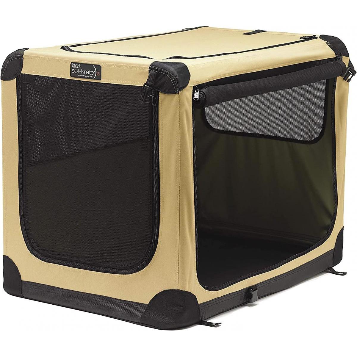 Tetra クレート ファーストラックス FIRSTRAX ソフ-クレート n2 ベージュ XLサイズ 31.8kgまで ペット用 犬 猫 旅行 防災 お出かけ
