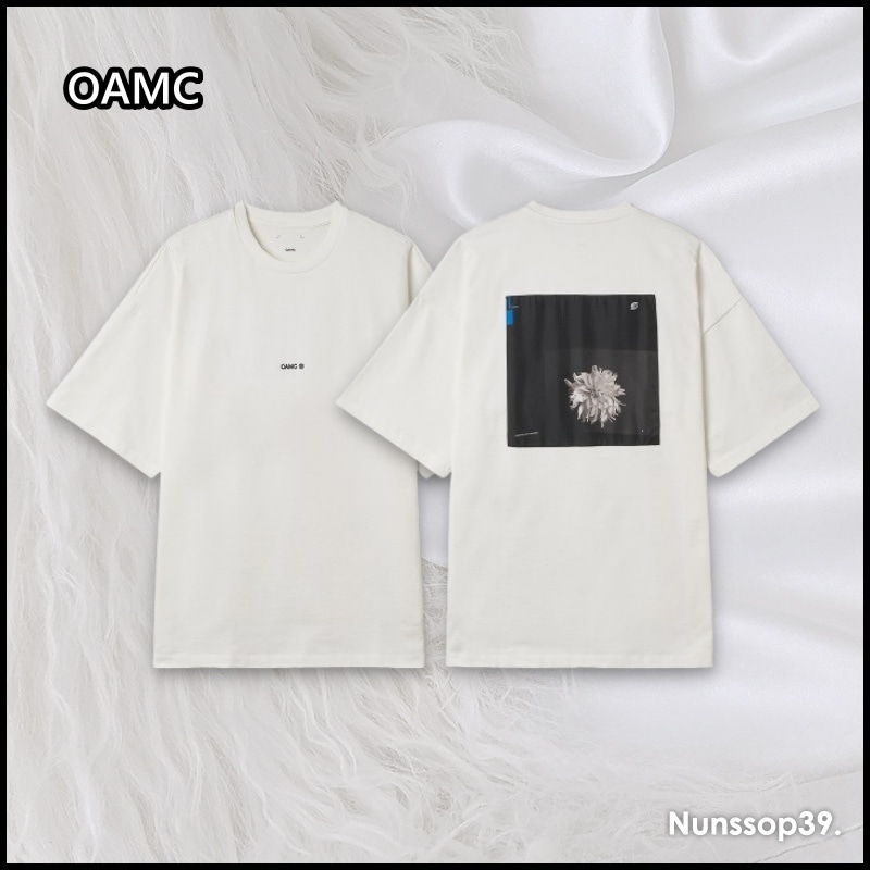 OAMC Anthem Logo Print Short Sleeve T-Shirt