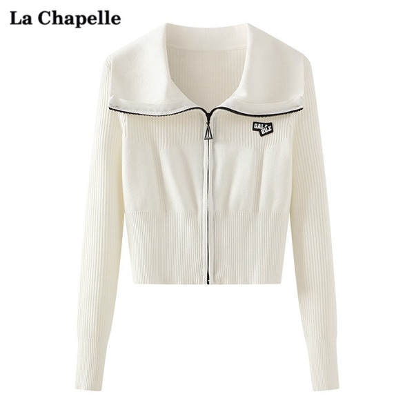 LaChapelle スリムフィット ホット ガール トップ ニット カーディガン