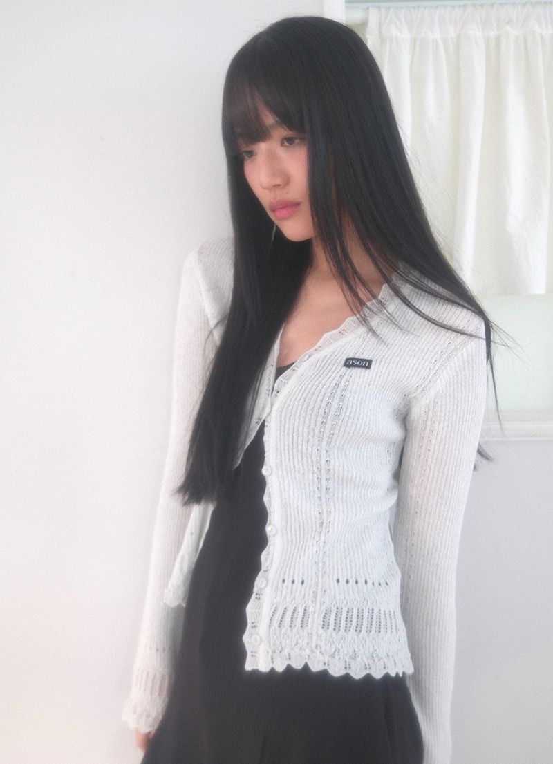 【AS"ON】 MAG CARDIGAN 正規品