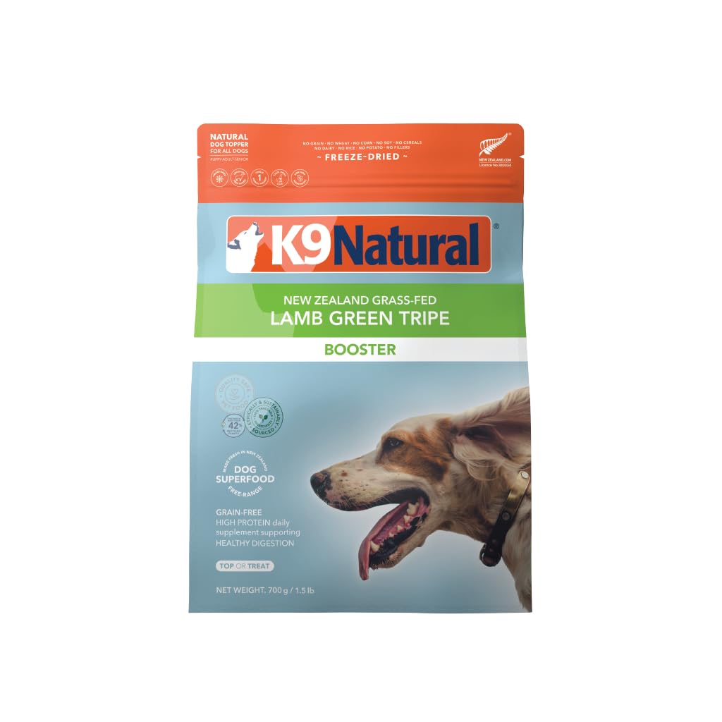ケーナインナチュラル (K9 Natural) フリーズドライ ラム・グリーントライプ 700g