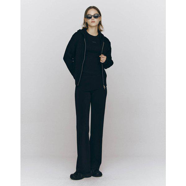 NEW 女性 スリム ストレート フル バンディング パンツ 415505