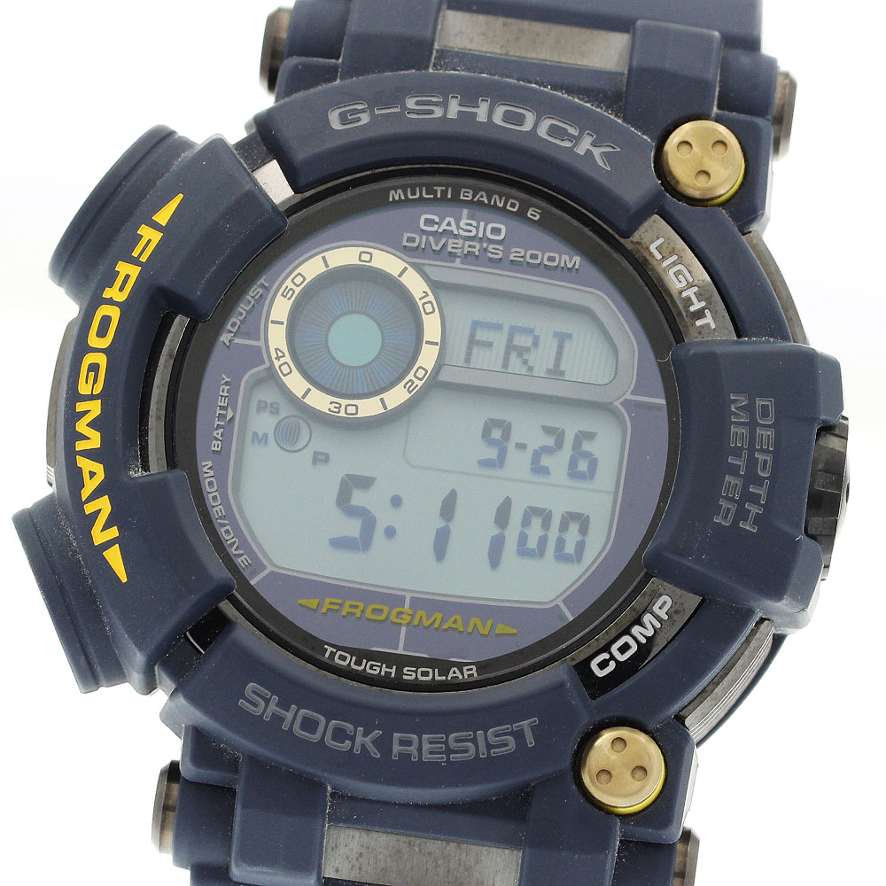 カシオ CASIO GWF-D1000NV-2JF G-SHOCK フロッグマン ソーラー電波 メンズ 良品 _912613【中古】