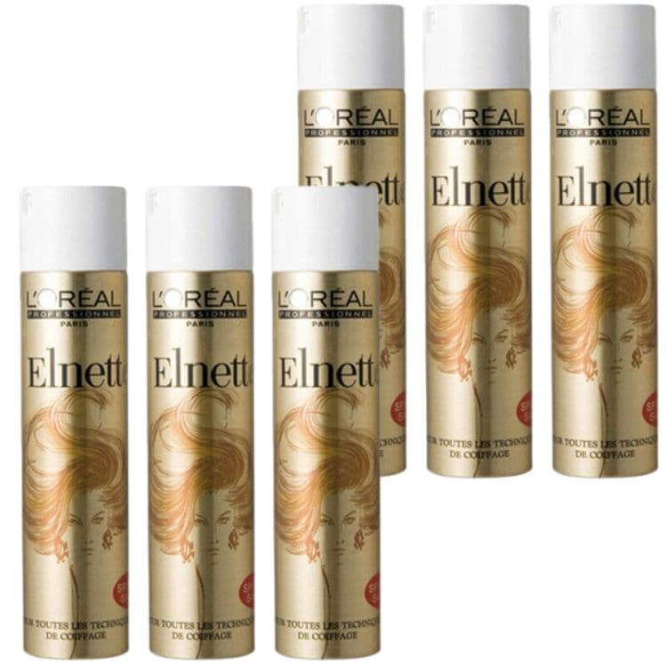 6個セット ロレアル ロレアルプロフェッショナル エルネット サテン N 207g スタイリングヘアスプレー スタイリング剤 ハード ハードスプレー