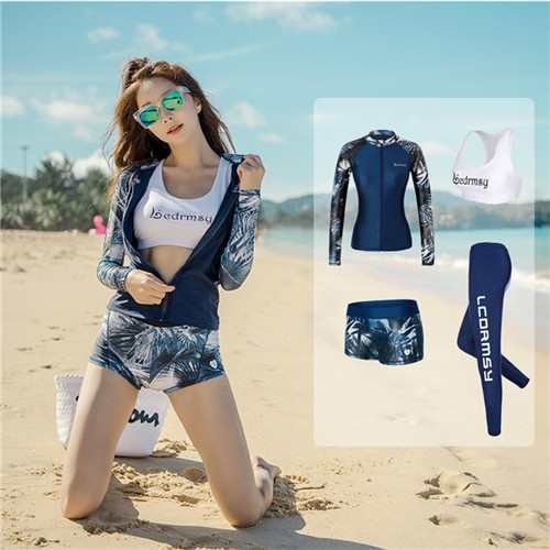 水着 ラッシュガード レディース 水着 体型カバー 4点 競泳 水着 レディース 水着 体型カバー フィットネス 水着 レディース 水着 体型カバー 体型カバー ラッシュガード セット 大きいサイ