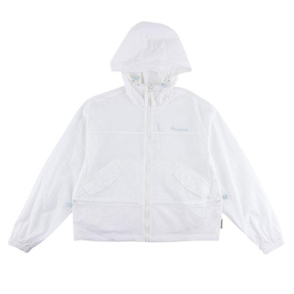 女性エアリテンション クロップド ルーズフィット フード ジャケット QQ222LJK51 OWT_P424052896