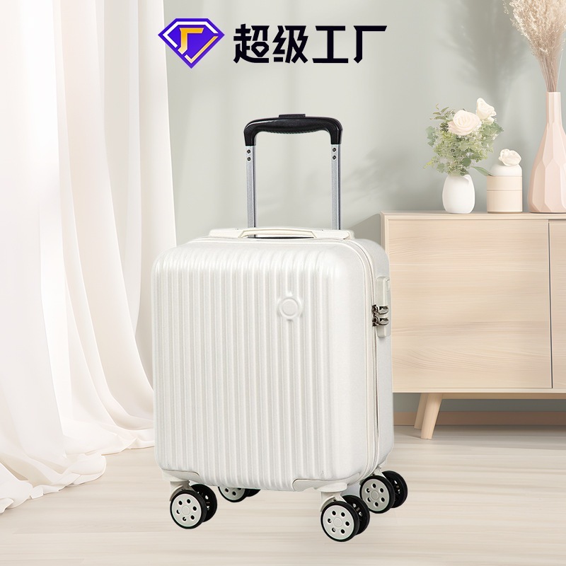 女性用の14インチの小さなスーツケースボードボードバッグスモールキャリートロリースーツケースギフトボックス