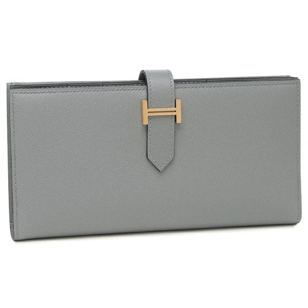 ベアンスフレ グリパンタン ゴールド金具 K刻印 ブルー レディース H084871CC P0 長財布