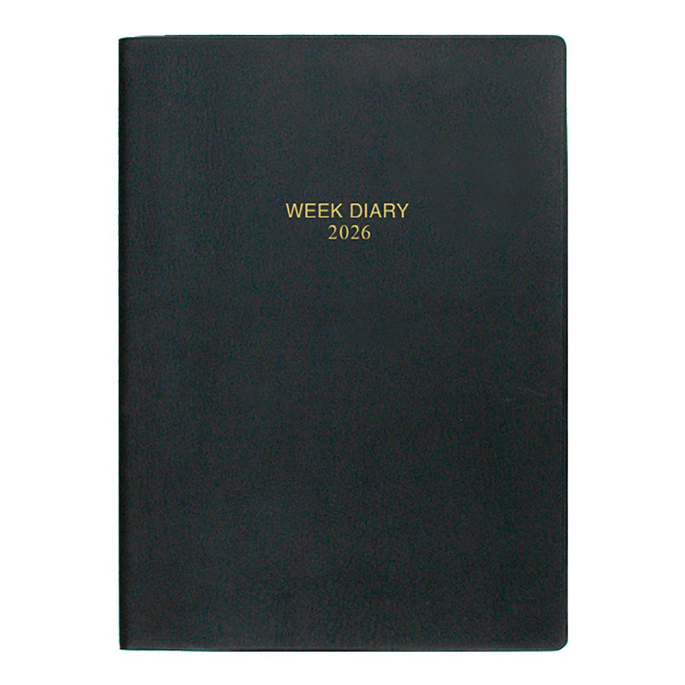 （まとめ買い）コレクト 手帳 2026年 ウィークダイアリー 見開き1週間レフト式 B5 ワイヤリングとじ 差込表紙 D-43 [x3]