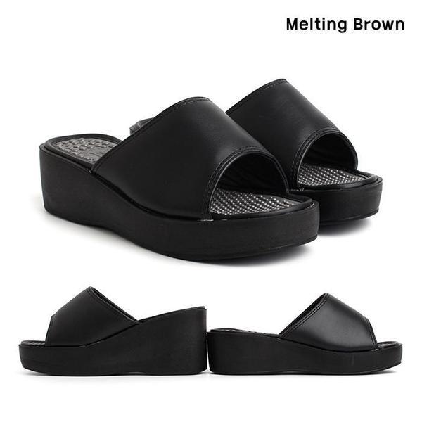 女性カジュアルプラットフォームスリッパオフィスシューズ2種