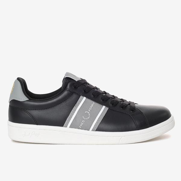 FRED PERRY_男性レザー スニーカーB721 レザー/グラフィック ブランド メッシュ SFPM2315305-220