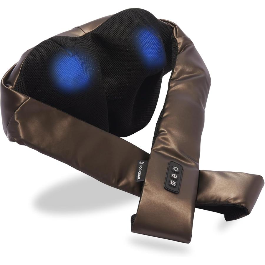 アウトレット　ドクターエア 3Dネックマッサージャー プレミアム MN-05 BR　1台4役 マッサージ器 マッサージ機　ブラウン　首 肩 背中 腰 8,626円