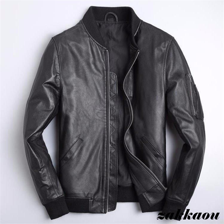 本革 秋冬 メンズ革ジャン レザージャケット スリム 牛革 ラム革 ライダースジャケット バイクウェア シングル 男性用 上品 防寒防風