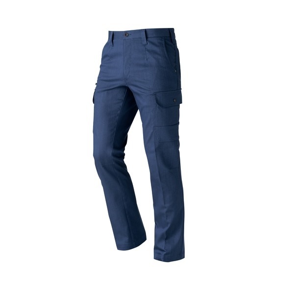村上被服製 5404 スーパーストレッチ素材使用 カーゴパンツ ネイビー S