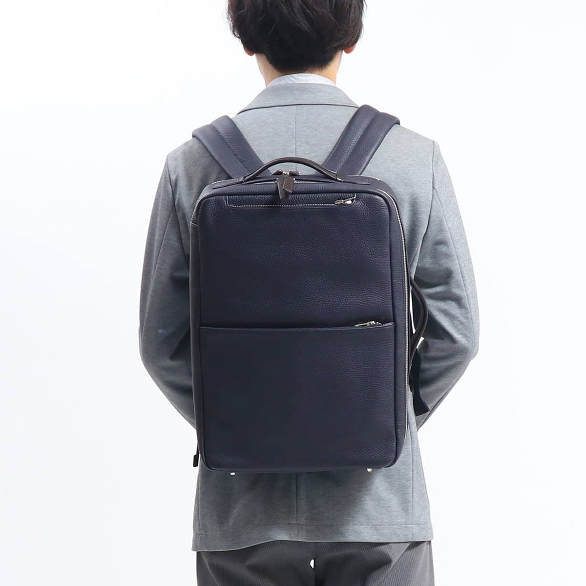 ファイブウッズ ビジネスバッグ FIVE WOODS GRAIN グレイン ビジネスリュック バックパック Wタイプ 2WAY ブリーフケース A4 通勤 通勤バッグ 本革 PC収納 39093 営業