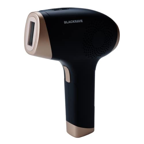 [BLACKRAVE] 脱毛器 ヒゲ VIO対応 メンズ レディース 100万回照射 6段階調整 W冷却機能 ジェル不要 全身用 男女兼用 ブラックレイブ