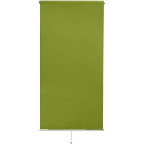 ホームテイスト SH-16-H90 壁空け不要!つっぱりロールスクリーン 幅90cm(採光タイプ) GE グリーン メーカー直送