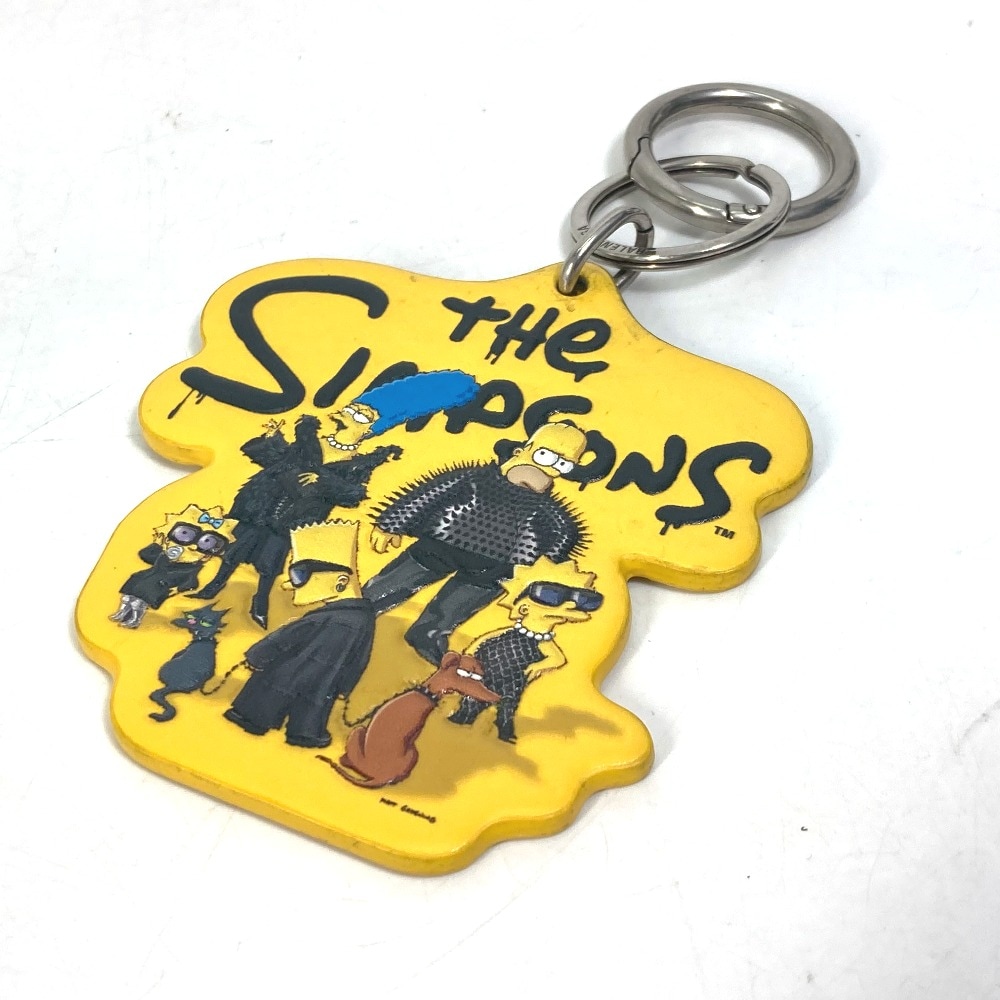 キーホルダー 678769 シンプソンズ The Simpsons コラボ バッグチャーム レザー イエロー