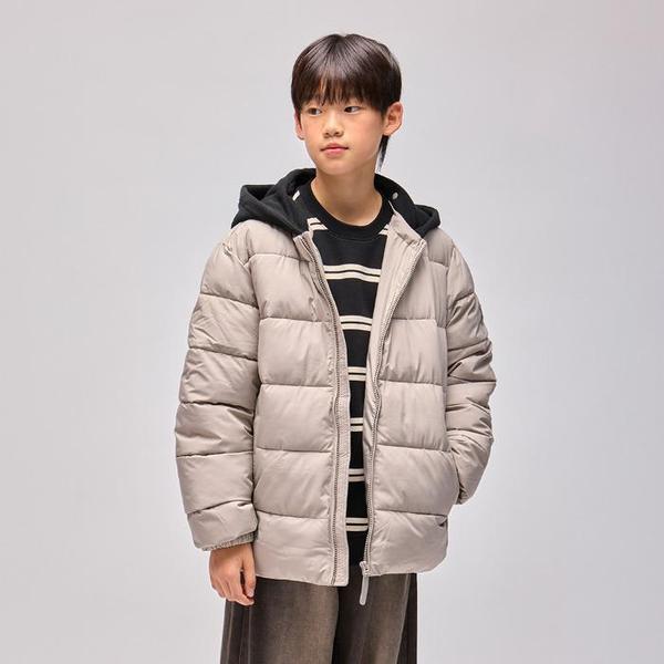 행텐틴즈 동백01 후드 디테쳐블 퀼팅 점퍼_그레이 14540-010-804-41-044 (S42505954) 5,232円