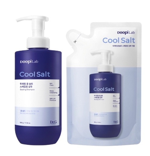 ピラップクールソルトスケーリングシャンプー500g2個（+詰め替え500g）/脱毛予防/頭皮乾燥かゆみケア/脱毛シャンプーボリュームシャンプー緑茶成分/きれいな洗浄力/洗顔フォーム/クレンジングフォー