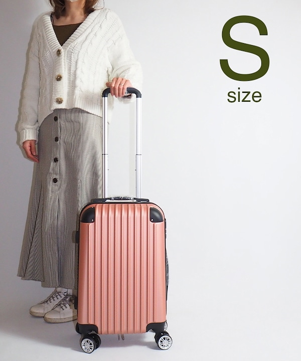 Qoo10 超軽量スーツケースＳサイズ 飾りなし 2