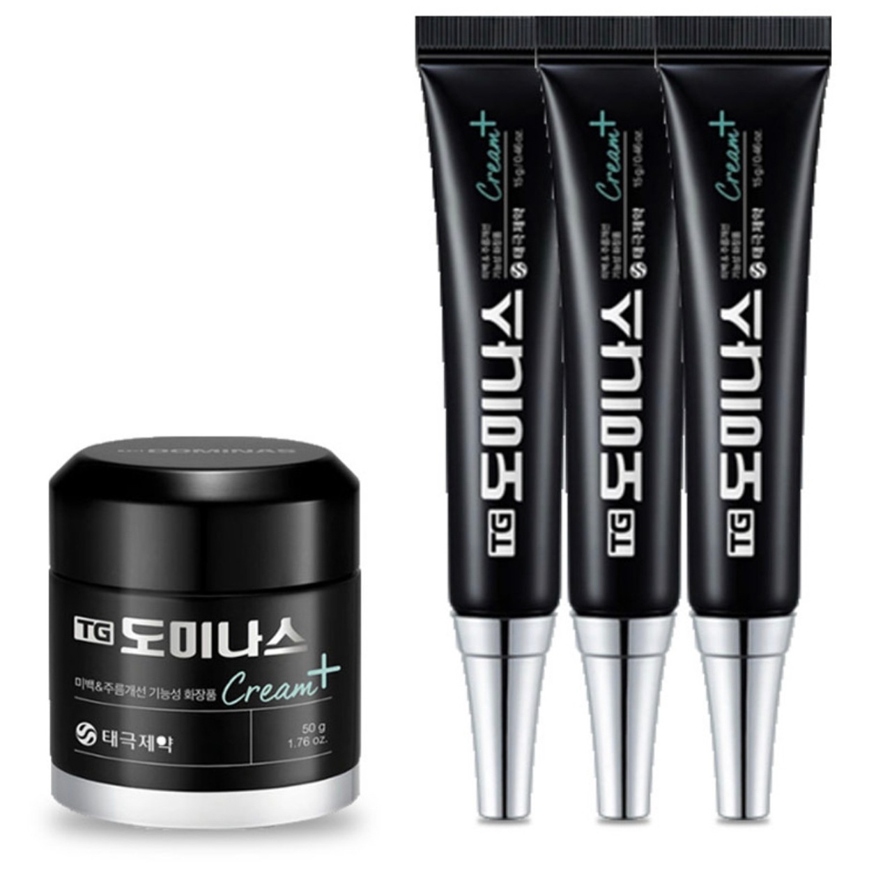 太極製薬ドミナクリームシミ＆そばかすケア機能性化粧品50g(1個)+ 15g(3個)セット/色素沈着