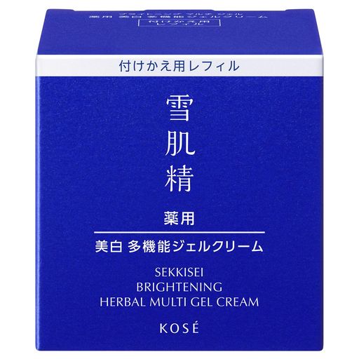 【医薬部外品】 薬用雪肌精 ブライトニング マルチ ジェル 付けかえ用 80g 顔 保湿 乾燥 美白 肌あれ シワ シミ くすみ ハトムギ 漢方 和漢