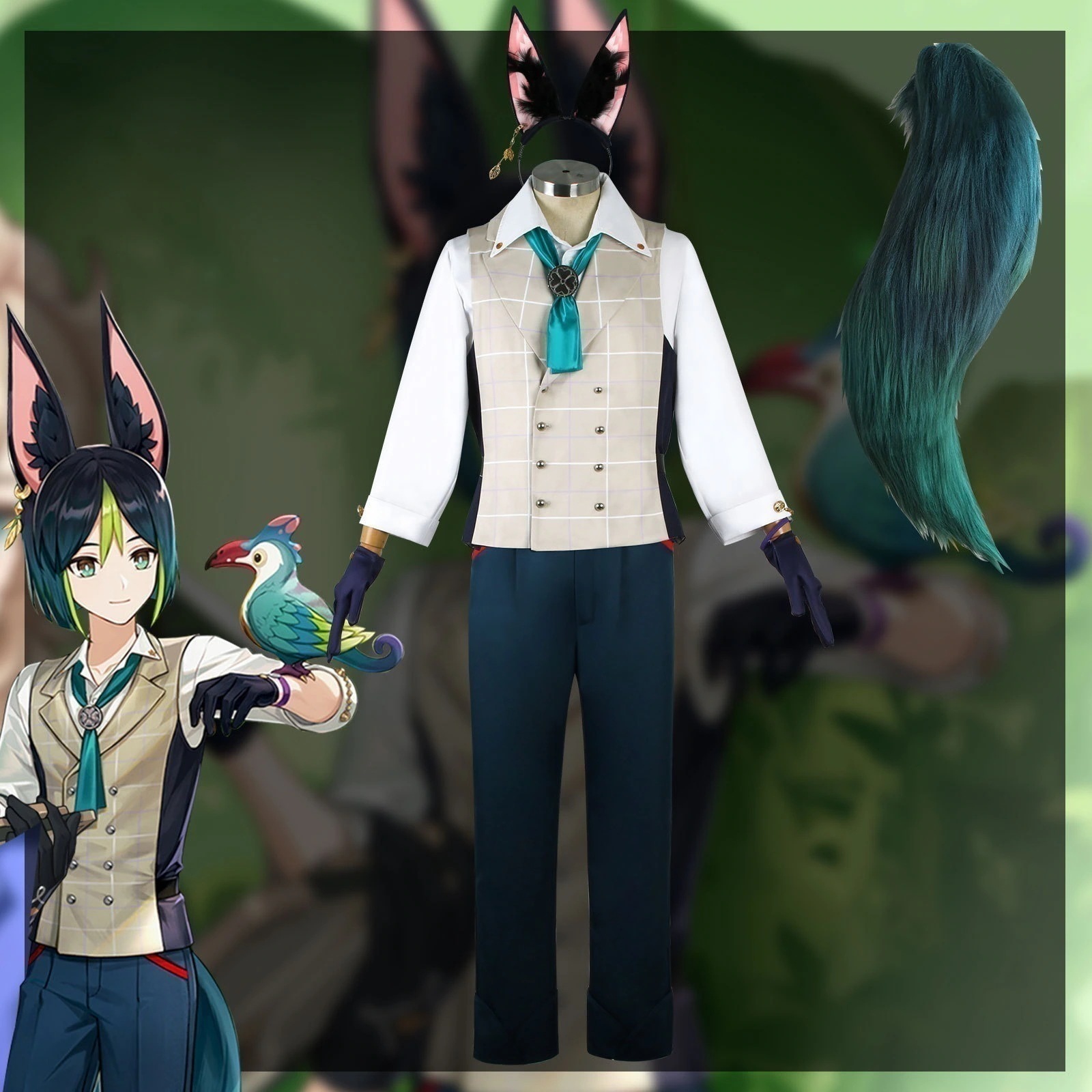 元神cos服晨光連動提納里新作コスプレ須弥ゲームアニメ衣装フルセットc服