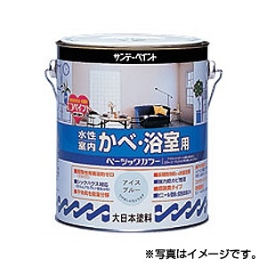サンデーペイント水性 室内かべ浴室用 ベーシックカラー　1.6L　チェリーピンク　1ケース（4個入り）　代引き不可商品K