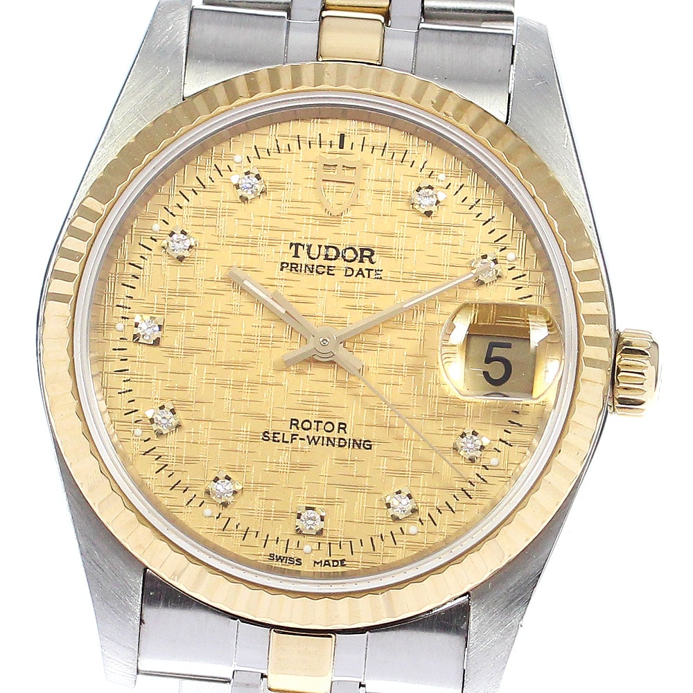 訳あり チュードル TUDOR 74033 プリンスデイト 10P cal.2824-2 自動巻き メンズ _800764【中古】