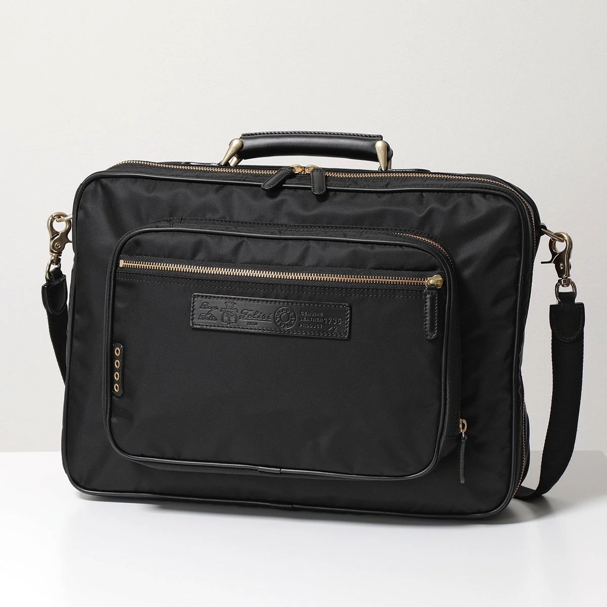 Felisi フェリージ ブリーフケース 1735/2/DS メンズ ビジネスバッグ バックパック リュック 3WAY ナイロン レザー 鞄 0041/BLACK