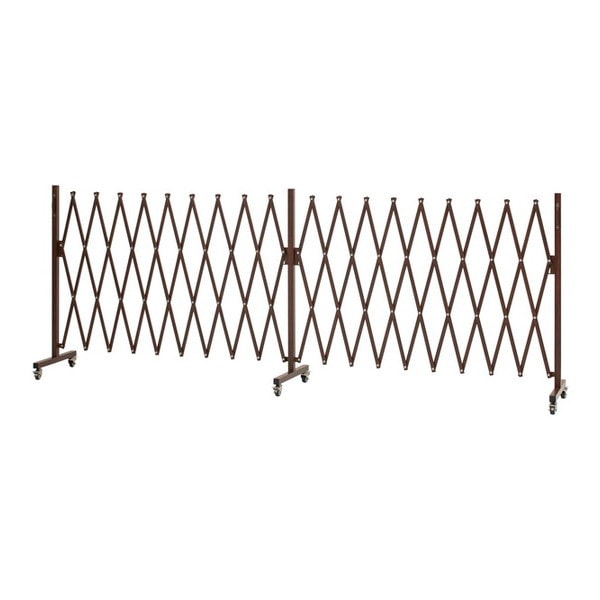 BEW-GA500BRW 美WOOD アコーディオンゲート ブラウンウッド メーカー直送