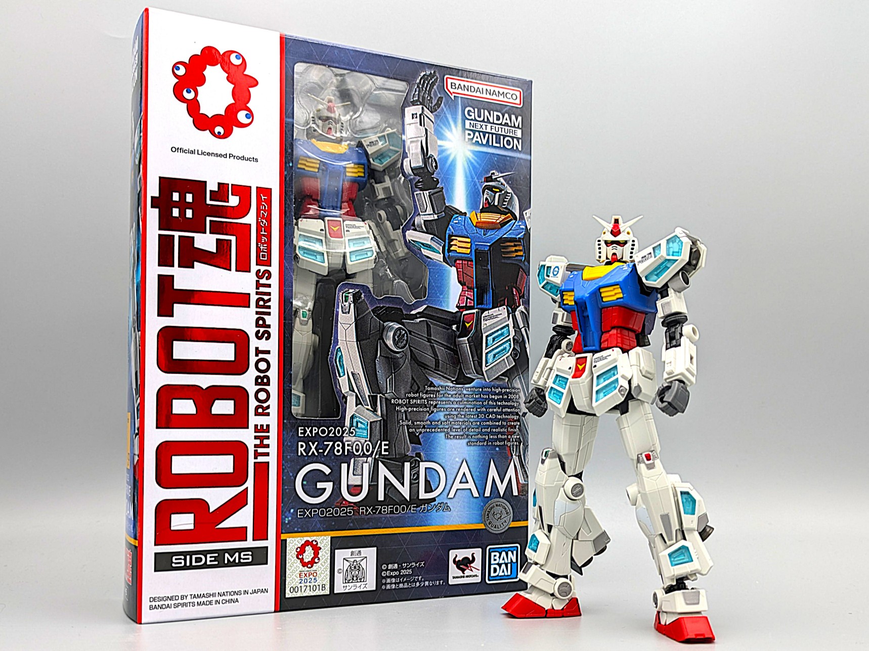 TAMASHII NATIONS EXPO2025 ROBOT魂 大阪・関西万博「GUNDAM NEXT FUTURE PAVILION」 SIDE MSRX-78F00/E 塗装済み可動フィギュア