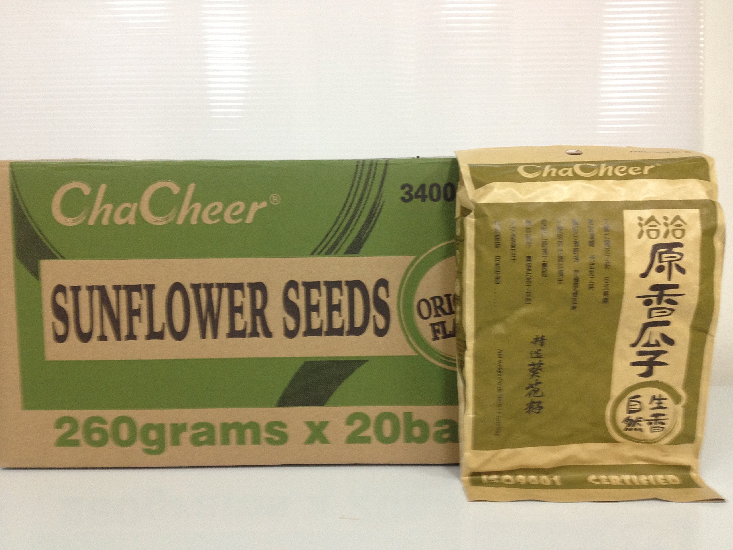 洽洽原香瓜子（塩味）ひまわりの種　260ｇx20袋/ケース 5,564円